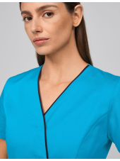 Blouse médicale à boutonnage à pressions dissimulées 7DAYS femme "PARIS"