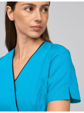 Blouse médicale à boutonnage à pressions dissimulées 7DAYS femme "PARIS"