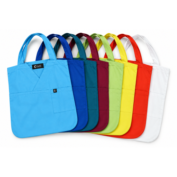 Tote Bag en Blouse Médicale Recyclée - Clinic Dress