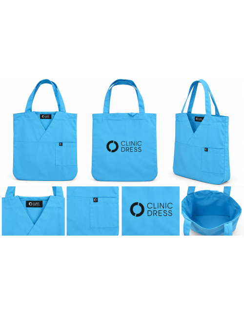 Tote Bag en Blouse Médicale Recyclée - Clinic Dress