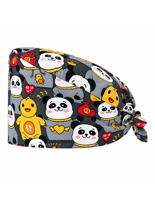 Unisex scrub cap "pandas on...