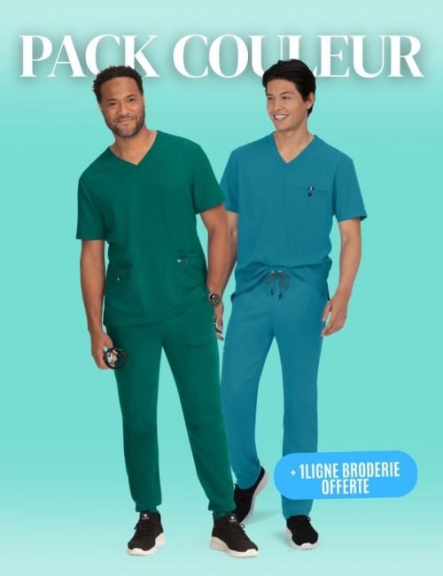 Pack Couleur + Broderie Offerte - Homme