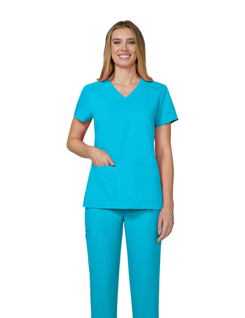 Blouse médicale Femme Koi "Cardi", 3 poches, collection Cureology (C101)
