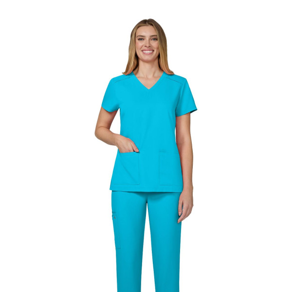 Blouse médicale Femme Koi "Cardi", 3 poches, collection Cureology (C101)