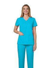 Blouse médicale Femme Koi "Cardi", 3 poches, collection Cureology (C101)