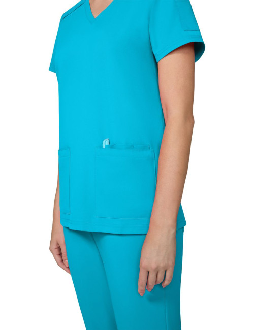 Blouse médicale Femme Koi "Cardi", 3 poches, collection Cureology (C101)