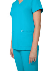 Blouse médicale Femme Koi "Cardi", 3 poches, collection Cureology (C101)