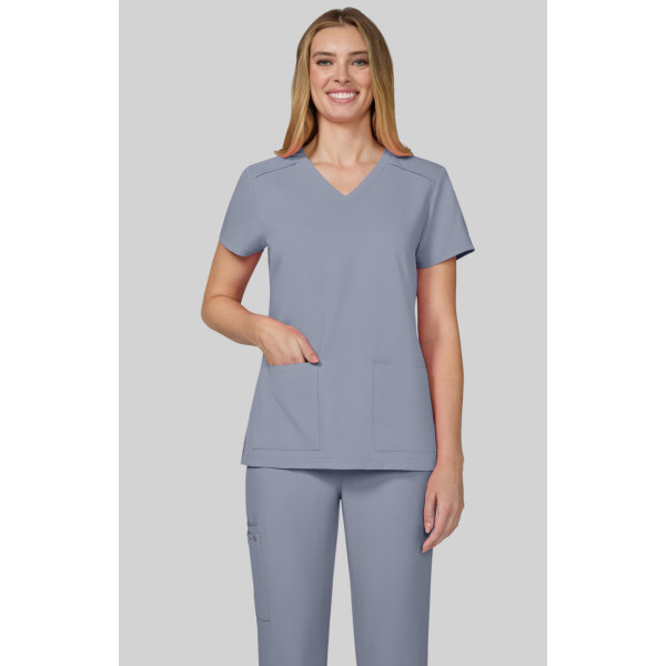 Blouse médicale Femme Koi "Cardi", 3 poches, collection Cureology (C101)