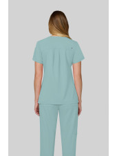 Blouse médicale Femme Koi "Cardi", 3 poches, collection Cureology (C101)
