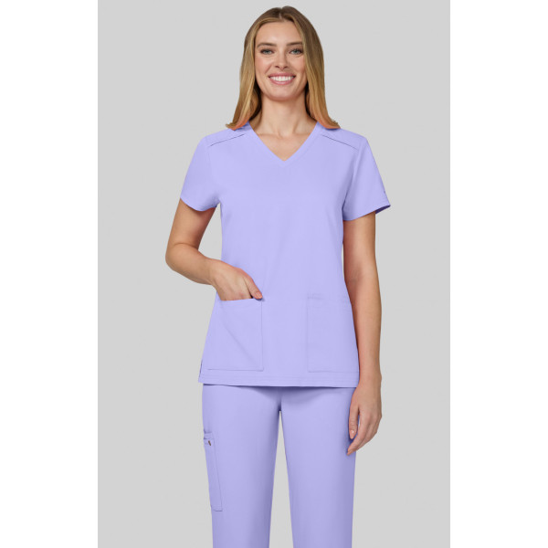 Blouse médicale Femme Koi "Cardi", 3 poches, collection Cureology (C101)