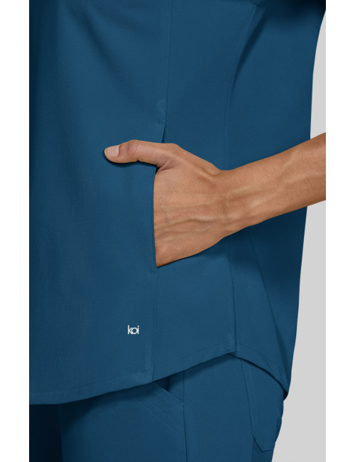 Blouse médicale femme "Superhuman" - Koi Next Gen (1139)