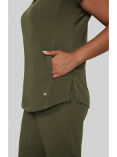 Blouse médicale femme "Superhuman" - Koi Next Gen (1139)