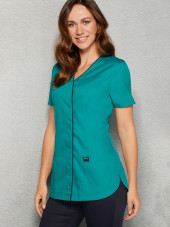 Blouse médicale à boutonnage à pressions dissimulées 7DAYS femme "PARIS"