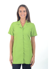 Blouse médicale tissu écologique, pressions, "Marsiglia", PASTELLI