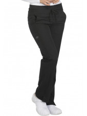 Pantalon Médical femme Dickies, Collection "Dynamix" (DK130) noir droite