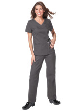 Tunique médicale "Nicole", Koi, collection "Koi Basics" (247-) de face de loin 