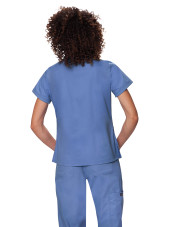 Tunique médicale "Nicole", Koi, collection "Koi Basics" (247-) de dos 