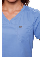 Tunique médicale "Nicole", Koi, collection "Koi Basics" (247-) détails poche 