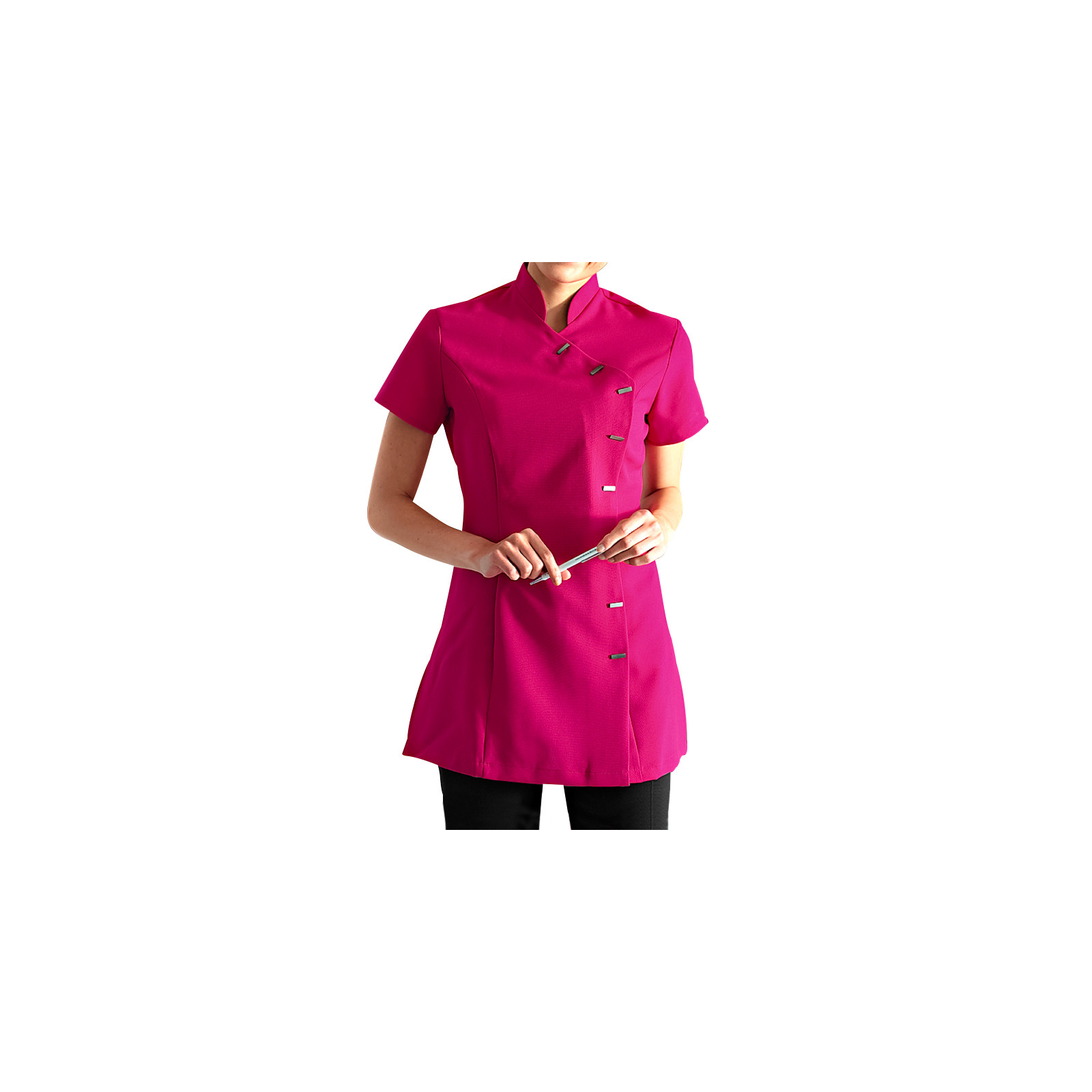 Blouse médicale femme "Fleur", Clinic dress rose