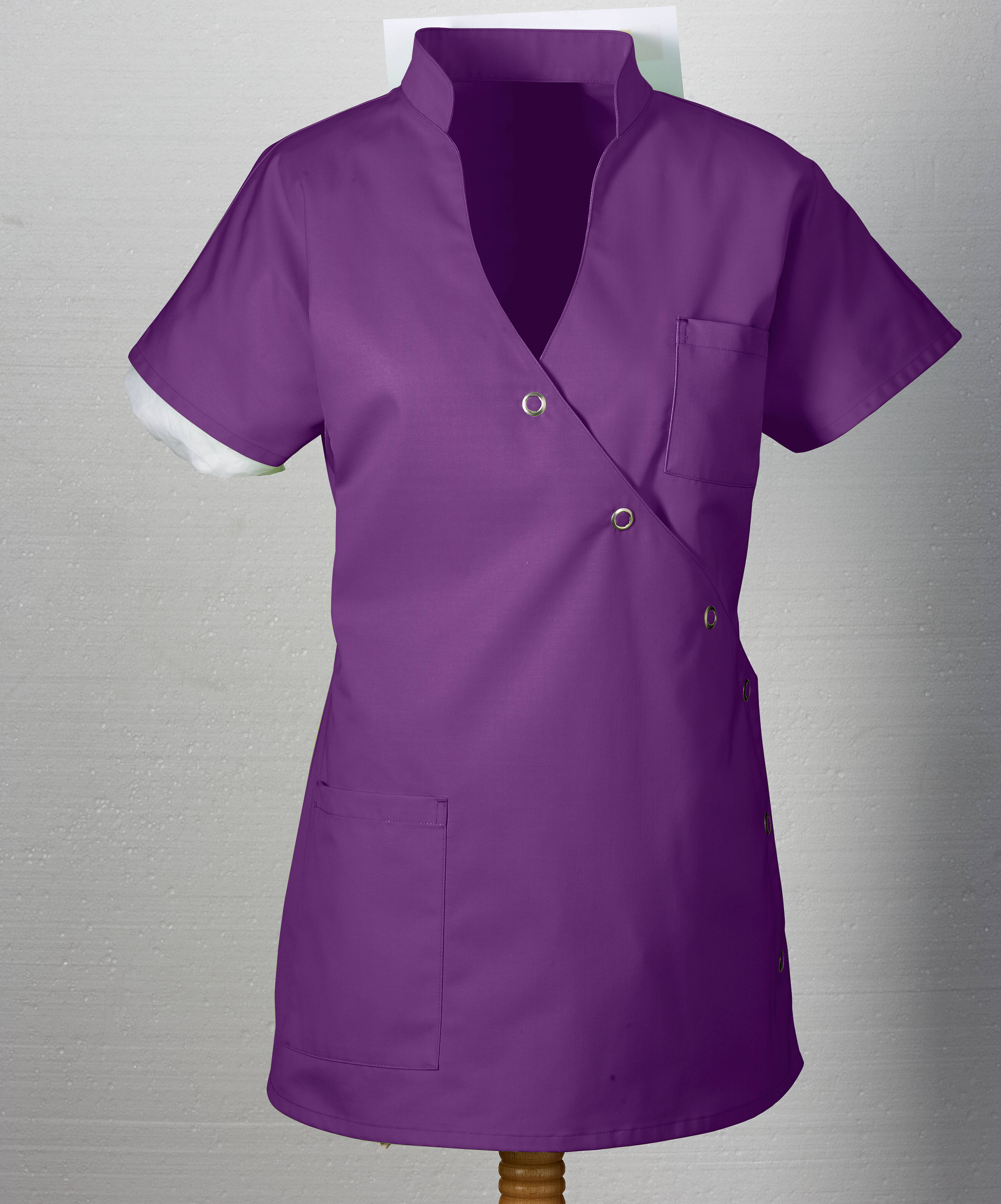 Women's Medical Blouse Buttons Clinic Dress (LAURA)