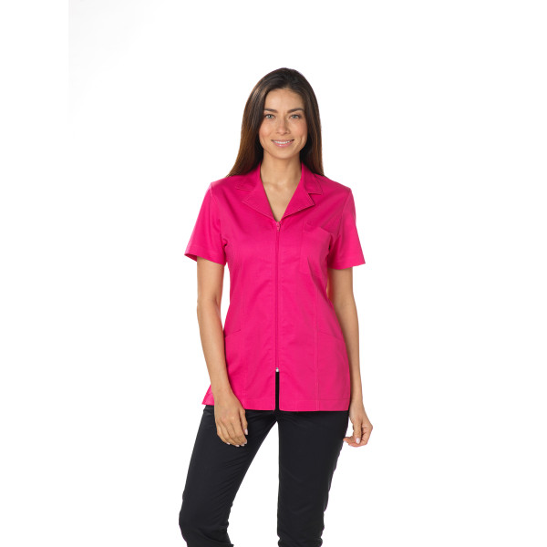 Blouse cintrée, fermeture zippée Mankaïa