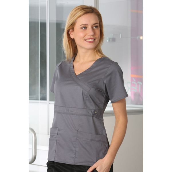 Blouse médicale Femme Dickies, collection "GenFlex" (817355) gris clair