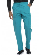Pantalon médical homme Dickies, collection "Dynamix" (DK110) teal blue face