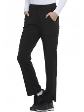 Pantalon Médical Femme, Dickies, "EDS Essentials" (DK005) noir droite