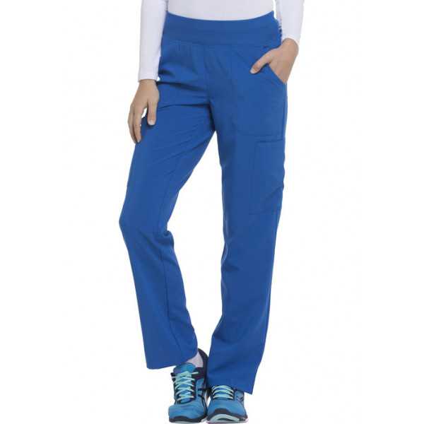 Pantalon Médical Femme, Dickies, "EDS Essentials" (DK005) bleu royal face