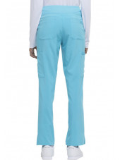 Pantalon Médical Femme, Dickies, "EDS Essentials" (DK005) turquoise dos