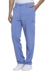 Pantalon Médical Homme, Dickies, "EDS Essentials" (DK015) bleu ciel droit