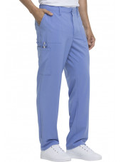 Pantalon Médical Homme, Dickies, "EDS Essentials" (DK015) bleu ciel gauche