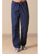 Pantalon médical cordon Unisexe, Cherokee Workwear Originals (4100) bleu marine face